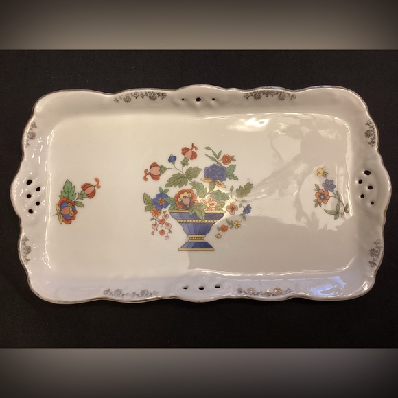 Antique Schwarzenhammer Bavaria set of tray, ashtrays & match holder 1910-1023 - Picture 9 of 11